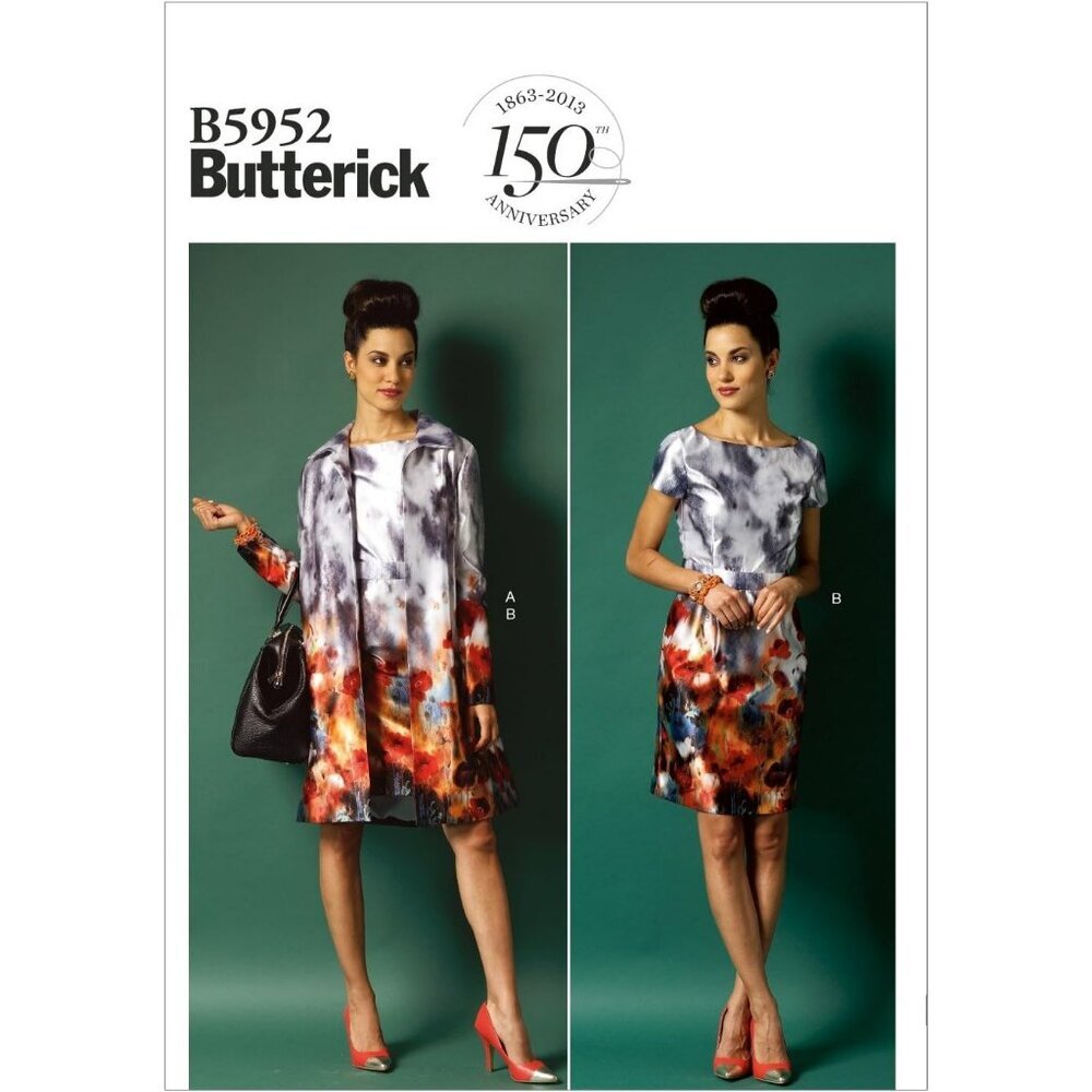 Butterick Sewing‎ Pattern 5952 Dress Jacket Misses Size 16-24